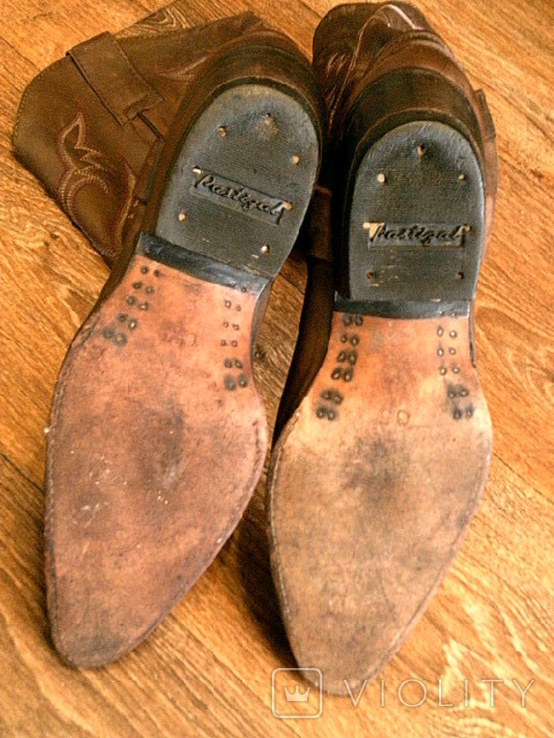 Шкіряні вестерн чоботи (Мексика) розмір - 40, фото №10
