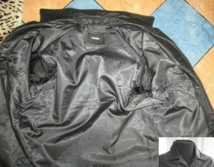Кожаная мужская куртка Yorn. Германия. 56р. Лот 653, фото №5
