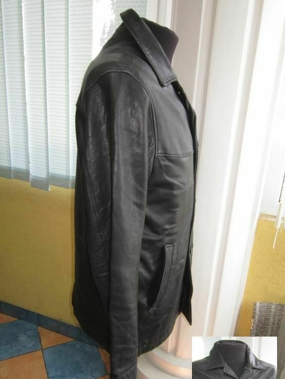 Кожаная мужская куртка Yorn. Германия. 56р. Лот 653, фото №6