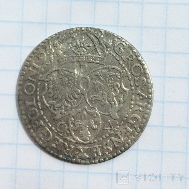 Шостак 1596 ( шестак, 6 грош), фото №6