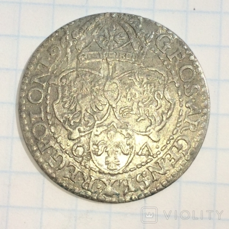 Шостак 1596 ( шестак, 6 грош), фото №3