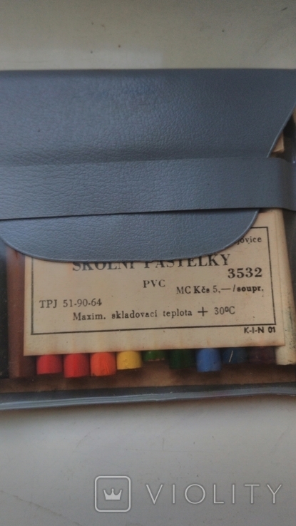 Набор цветных пастельных карандашей, фото №3