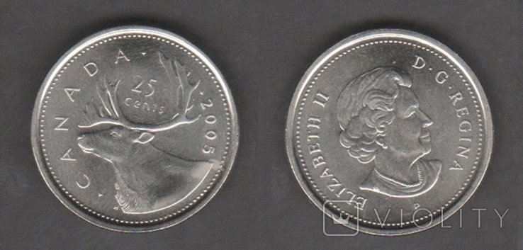 Canada Канада - 25 Cents 2005
