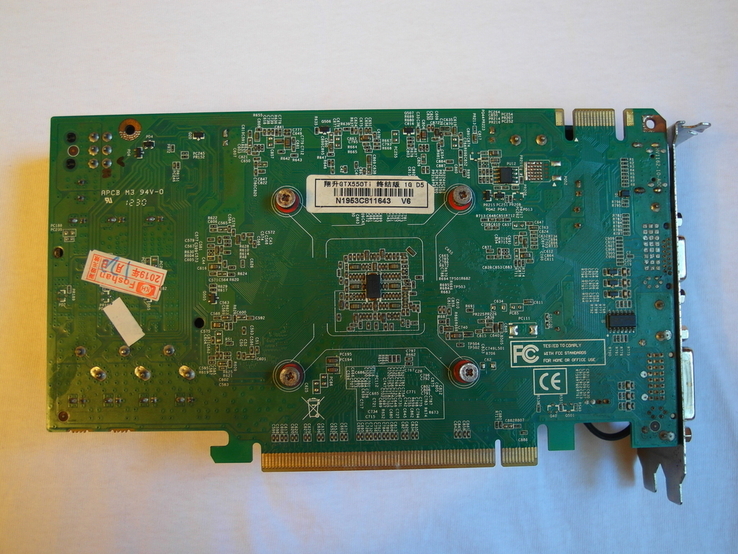 Видеокарта на 1 GB GeForce GTX 550Ti шина 192 бит/GDDR5/ Не рабочая, фото №3