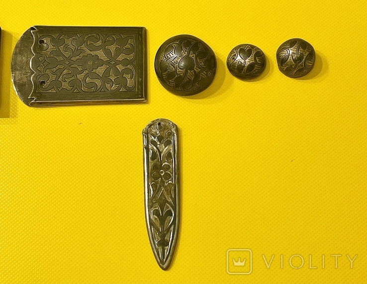 Jewelry Belt Caucasus Silver 84 Hallmark Blackening Kubachi, photo number 6