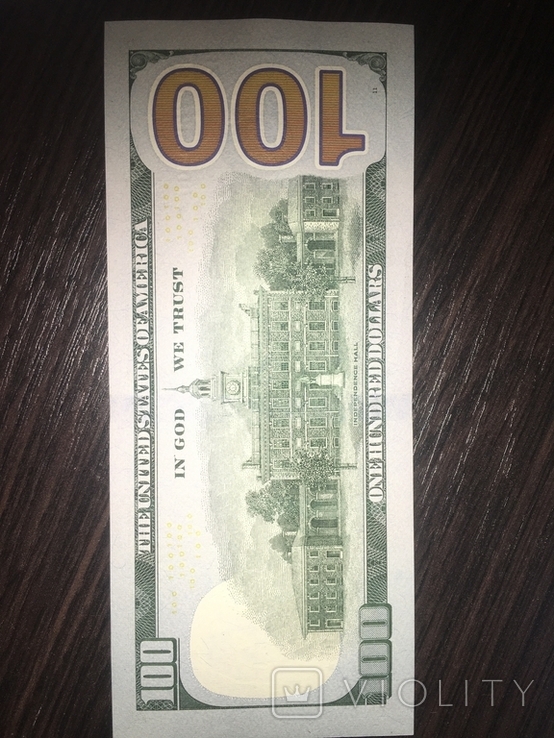 Банкнота заміщення - зірка 100 * dollar USA / 100 Доларів США, фото №5