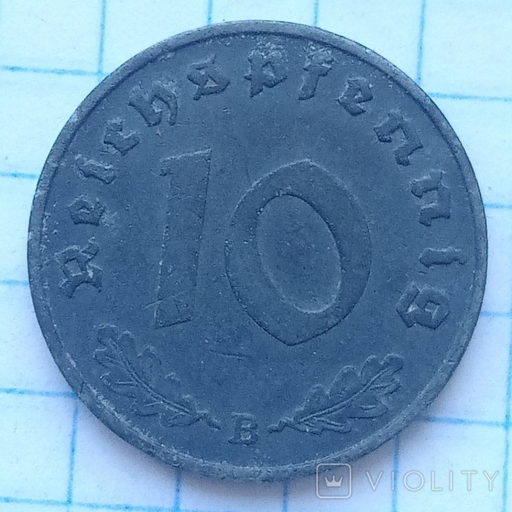 10 рейхпфенингов 1940г.В, фото №2