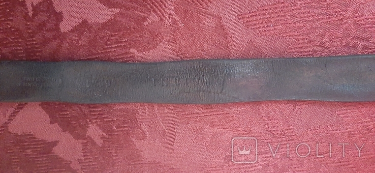 Кожаный ремень "ORCIANI GENUIN LEATHER MADE IN ITALI 6541" 95 см., photo number 6