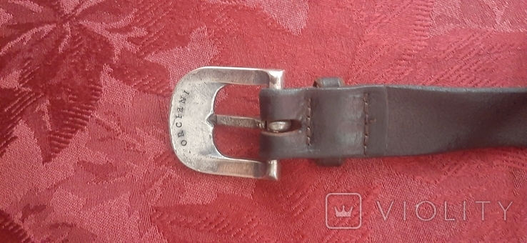 Кожаный ремень "ORCIANI GENUIN LEATHER MADE IN ITALI 6541" 95 см., photo number 7