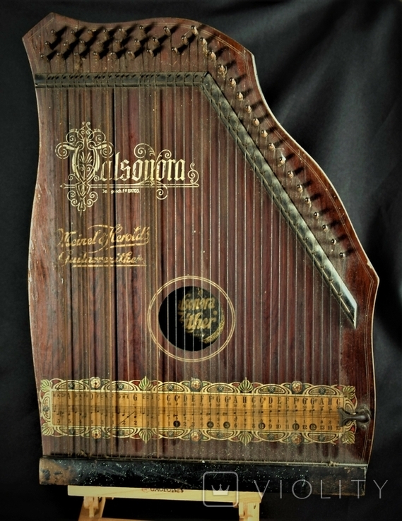 Старинная Цитра Valsonora Zither, фото №2