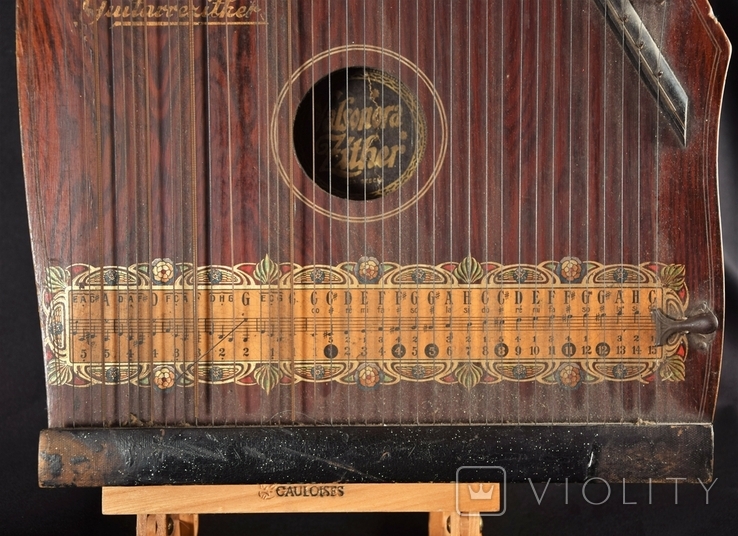 Старинная Цитра Valsonora Zither, фото №7