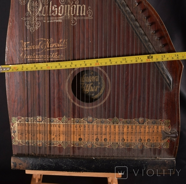 Старинная Цитра Valsonora Zither, фото №9