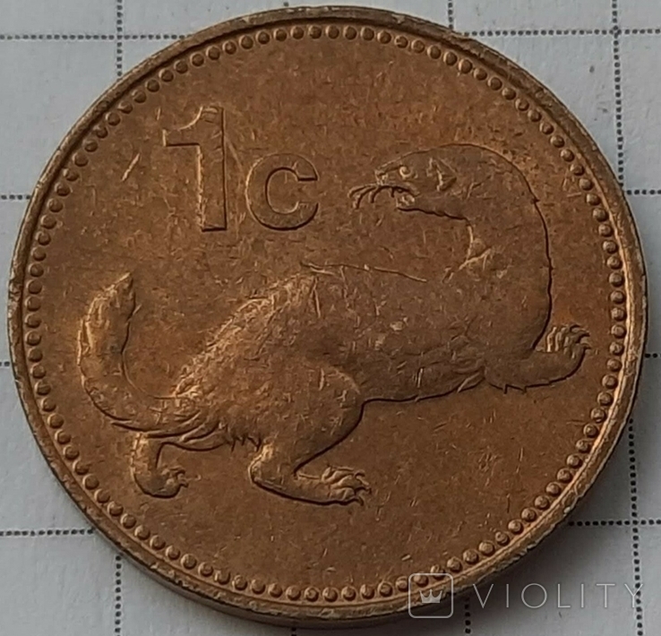 Мальта 1 цент, 2001, фото №2