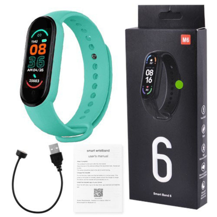 Фитнес браслет FitPro Smart Band M6 (смарт часы, пульсоксиметр, пульс)., фото №3