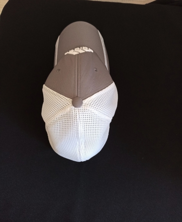 Adidas golf Красивая кепка мужская серо белая 6 клинка L/XL, фото №3