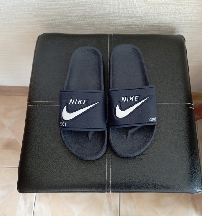 Nike Шлепанцы пляжные мужские /унисекс т синие 38, фото №2