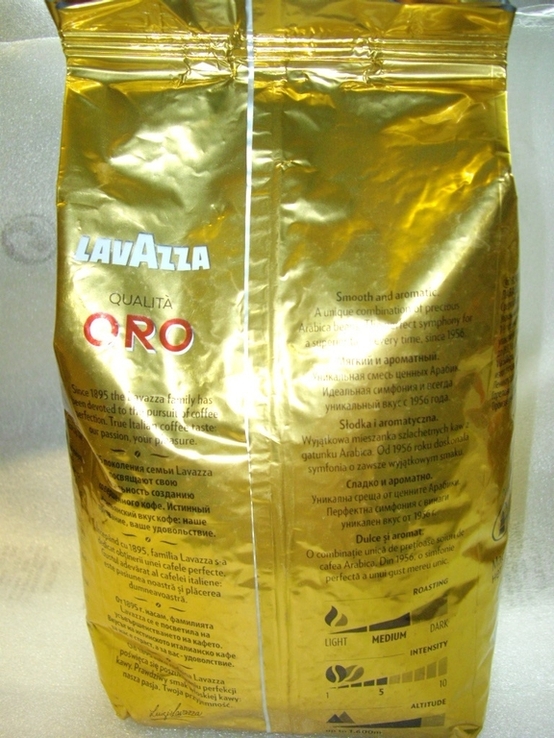 Кофе в зернах Lavazza Qualita Oro 1кг (Original), photo number 3