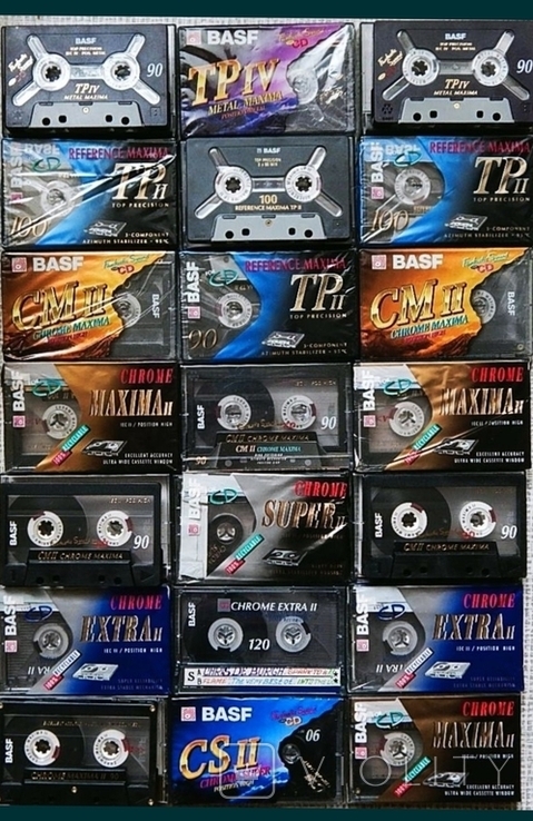 Аудиокассеты из серии BASF, фото №2
