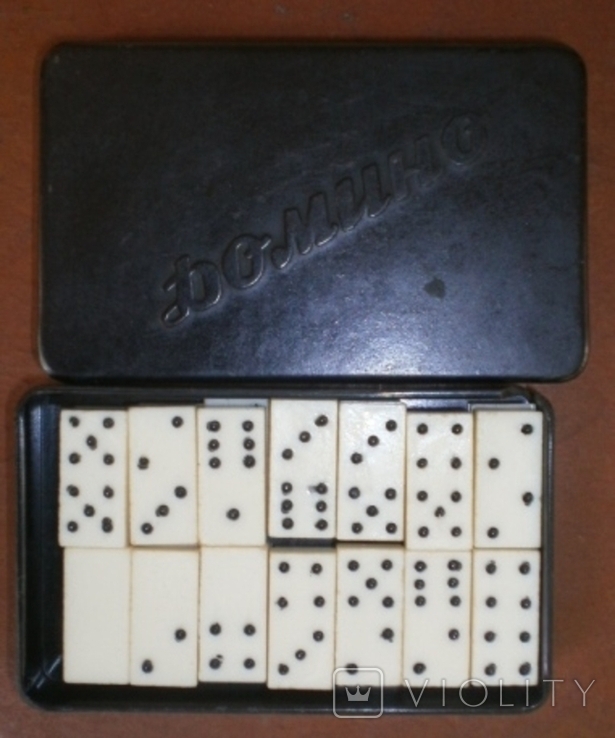 Vintage. Miniature dominoes. USSR. 50-60gg, photo number 3