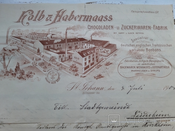 Акция 1904г.Немецкой шоколадной фабрики, фото №2