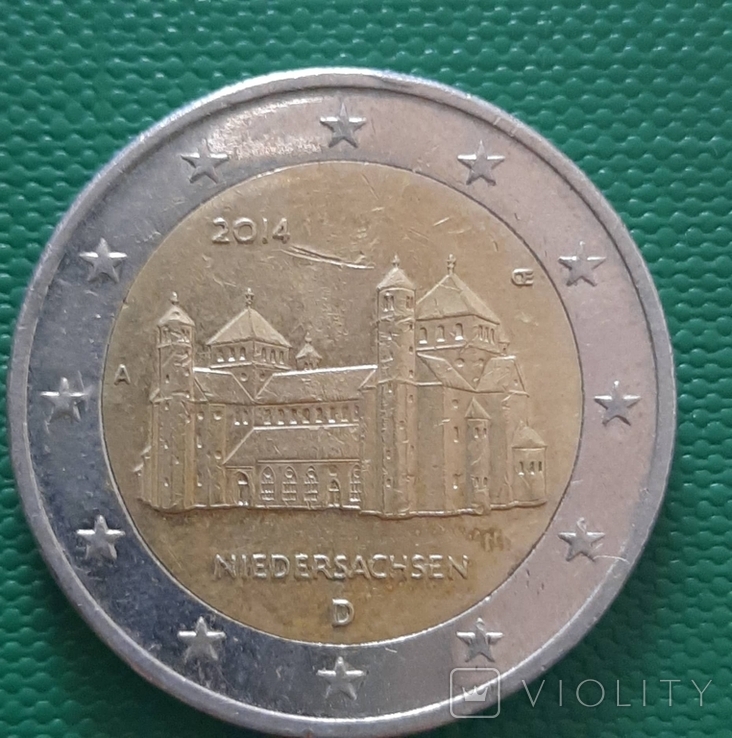 2 евро Германия NIEDERSACHSEN (Нижняя Саксония) 2014, фото №3