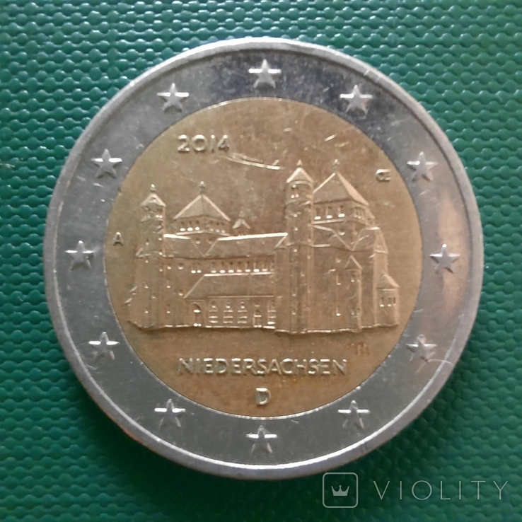 2 евро Германия NIEDERSACHSEN (Нижняя Саксония) 2014, фото №2