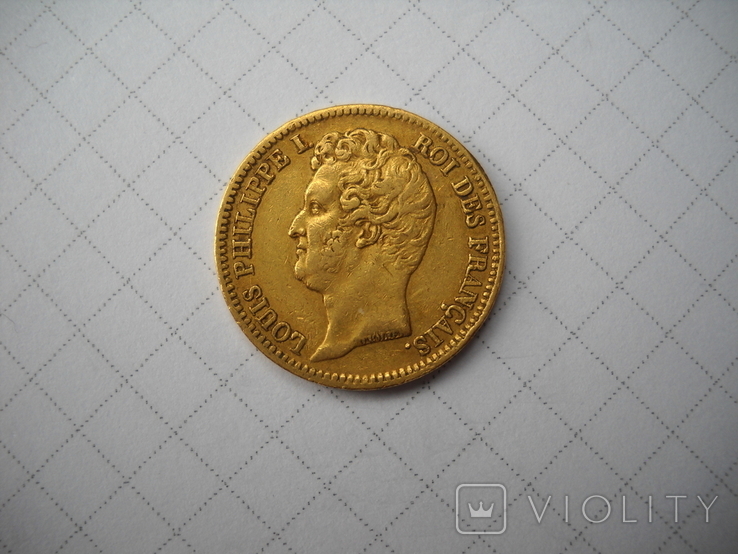 20 франков 1831 мд Лиль
