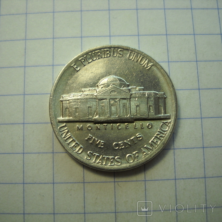 США, 5 центов 1984 г.(Р), фото №3