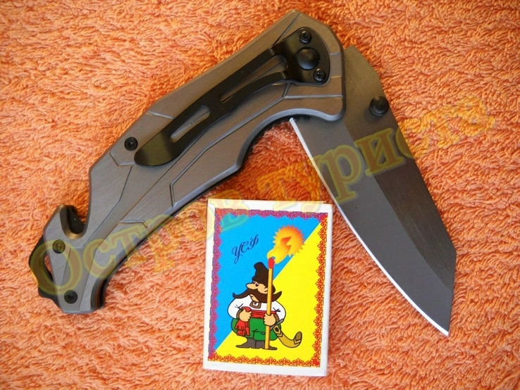 Нож тактический складной Boker B130 стропорез бита 20 см реплика, фото №7