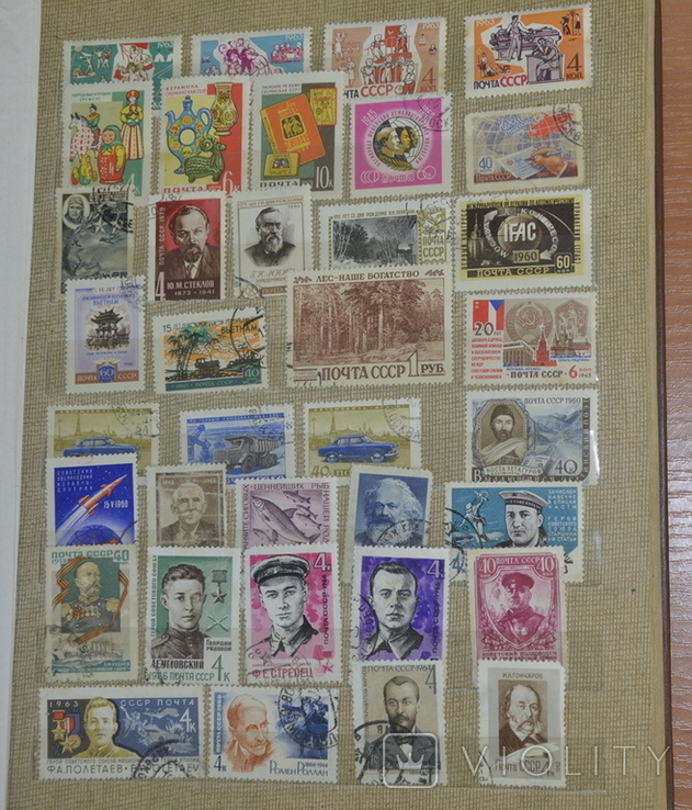 Альбом с марками №6 950шт. сССР (много старых), фото №2