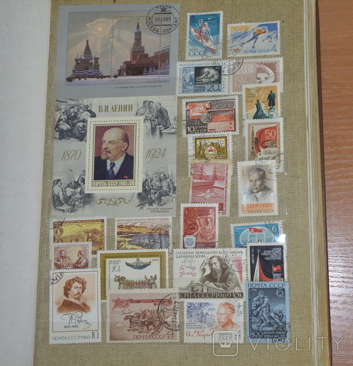 Альбом с марками №6 950шт. сССР (много старых), фото №6