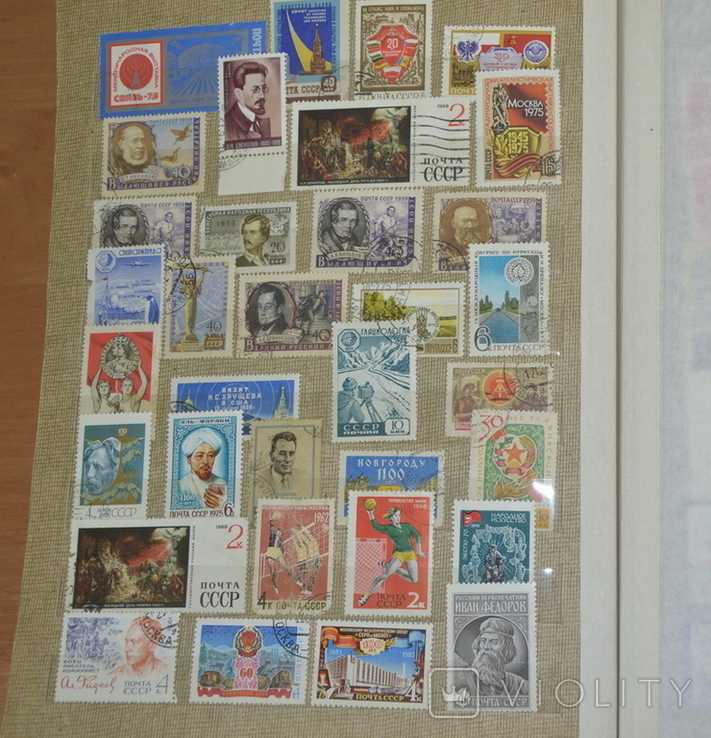 Альбом с марками №6 950шт. сССР (много старых), фото №7