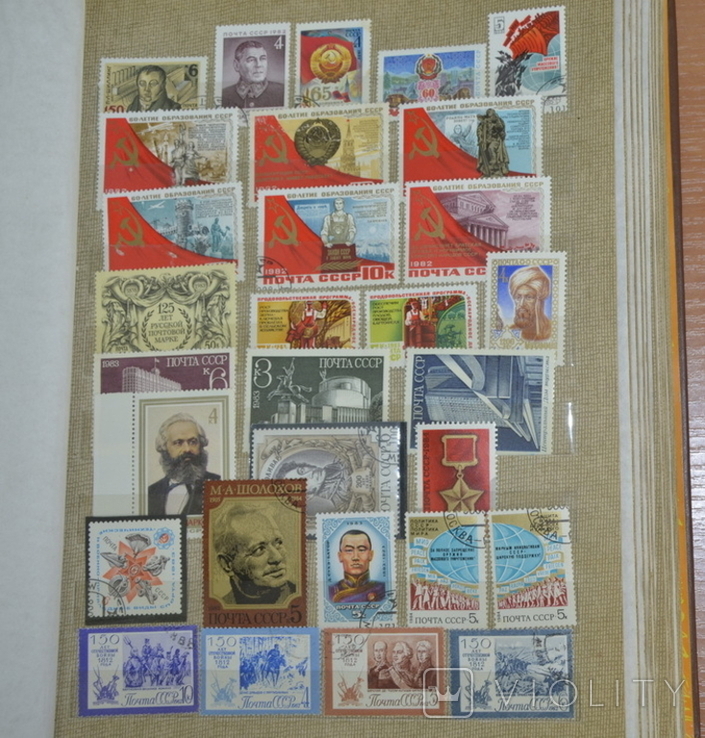 Альбом с марками №6 950шт. сССР (много старых), фото №8