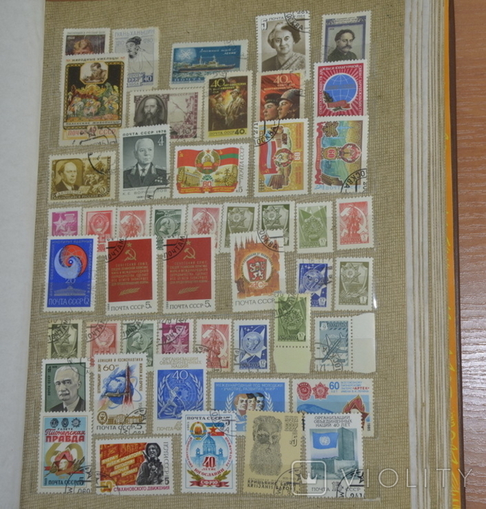 Альбом с марками №6 950шт. сССР (много старых), фото №10