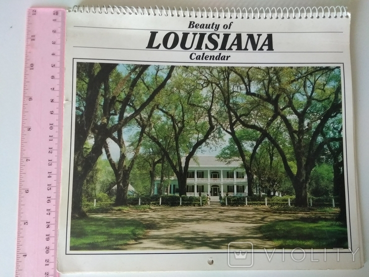 Перекидной настенный календарь. Луизиана США. Beauty of Louisiana calendar 1995, photo number 13