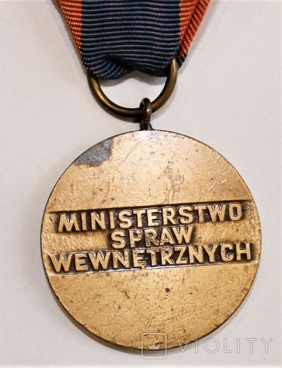 Медаль " Заслуженный пожарник" ПНР), фото №3