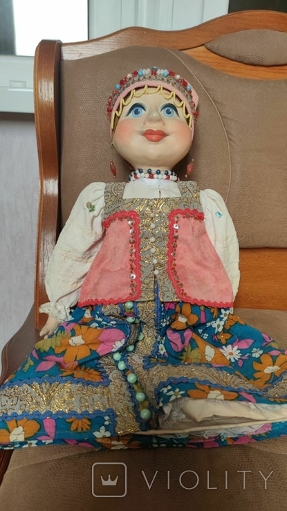 Старинная кукла на самовар, Россия, фото №7