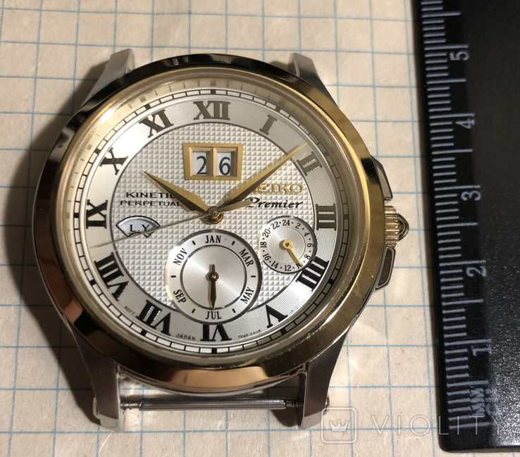 Seiko Premier Kinetic Perpetual SNP042P1, фото №2