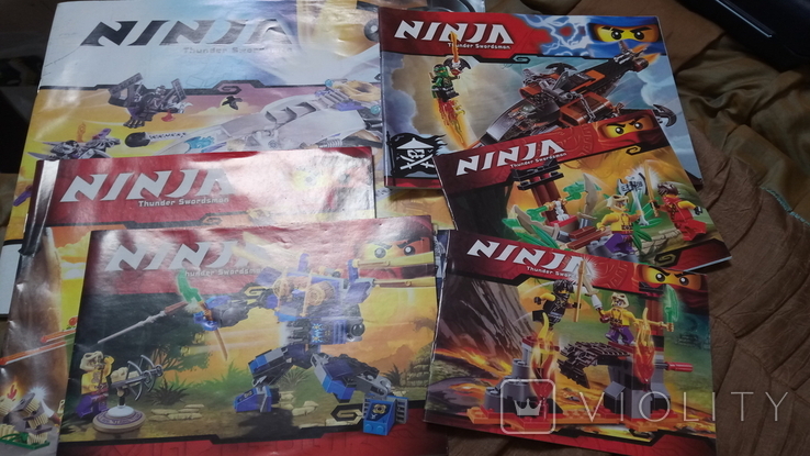 6 ninja booklets analogue of Lego Lego, photo number 2