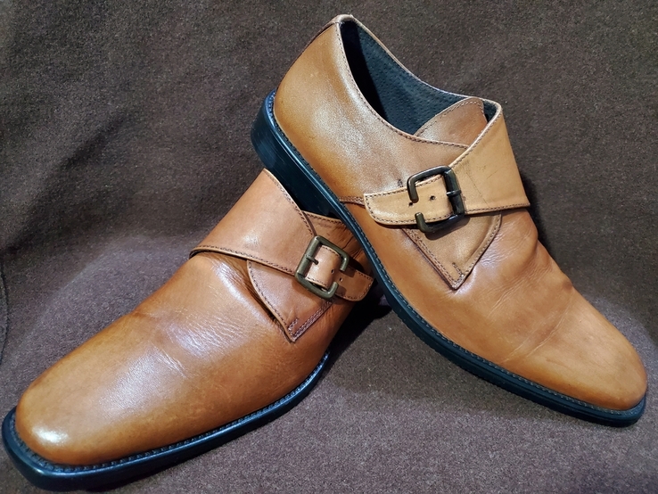 Кожаные туфли - монки, Alberto Torresi ( р 42 ), photo number 7
