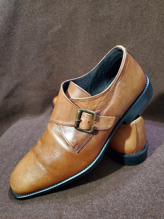 Кожаные туфли - монки, Alberto Torresi ( р 42 ), photo number 8