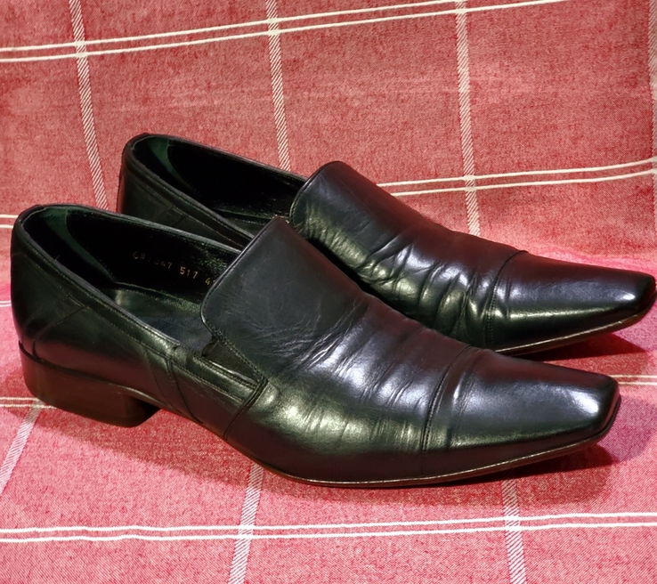 Koжаные туфли - лоферы Baldinini ( Иьалия ), р41, фото №2