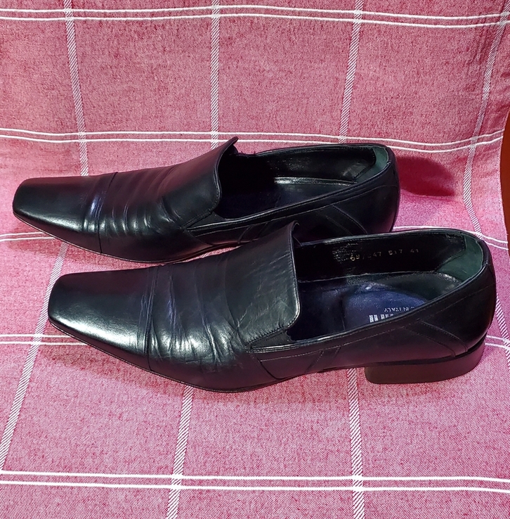 Koжаные туфли - лоферы Baldinini ( Иьалия ), р41, фото №4