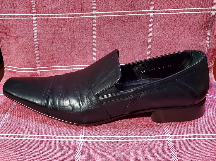 Koжаные туфли - лоферы Baldinini ( Иьалия ), р41, фото №5