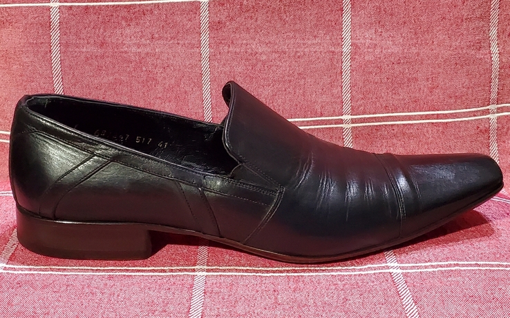 Koжаные туфли - лоферы Baldinini ( Иьалия ), р41, фото №6