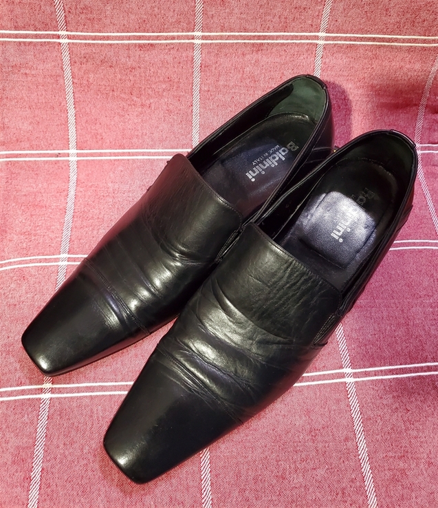 Koжаные туфли - лоферы Baldinini ( Иьалия ), р41, фото №7
