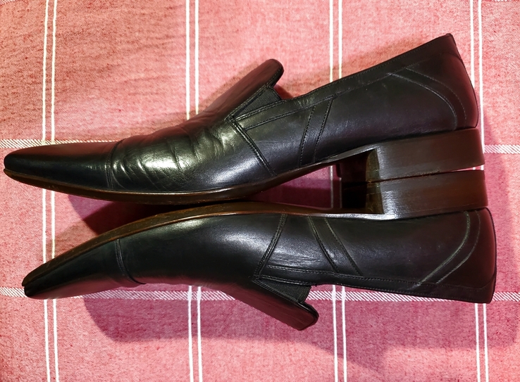 Koжаные туфли - лоферы Baldinini ( Иьалия ), р41, фото №13