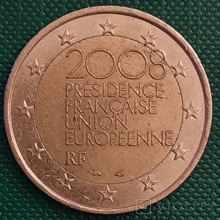 2 євро Франція (Французьке головування в Раді Європейського Союзу) 2008, фото №2