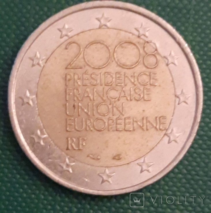 2 євро Франція (Французьке головування в Раді Європейського Союзу) 2008, фото №6