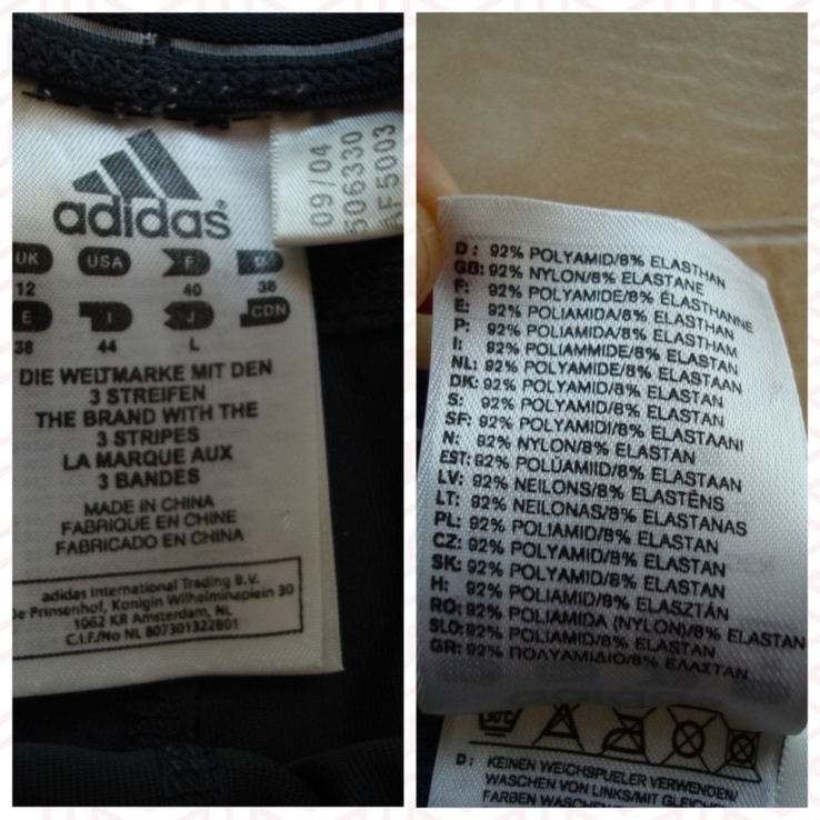 Adidas Бриджи спортивные женские серые оригинал Climalite 12, photo number 11